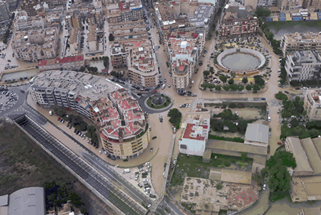 Modelos de inundacin del Sistema Nacional de Cartografa de zonas inundables vs. inundaciones reales