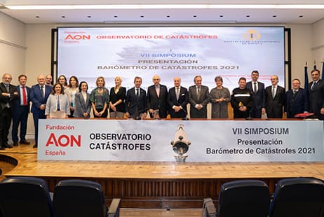 Barómetro de Catástrofes 2021 del Observatorio de Catástrofes de la Fundación Aon España