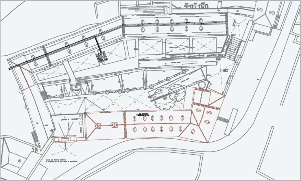 Figure 20. Floor plan of the location of the existing storm tank. Source: The Royal Mint.