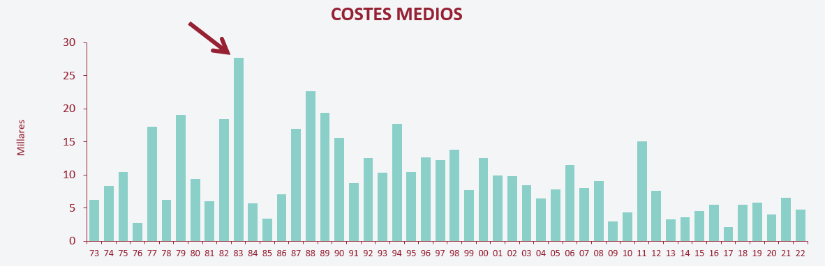 Grfico 2. Costes medios